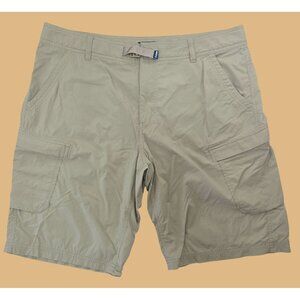 REI Co-Op Mens Relaxed Fit Cargo Shorts 38 Khaki
